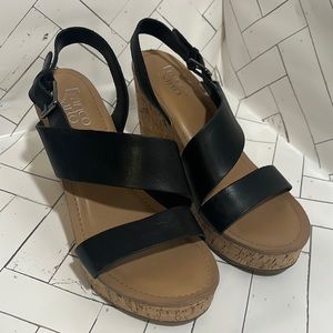 Franco Sarto size 9.5 cork style sandals.